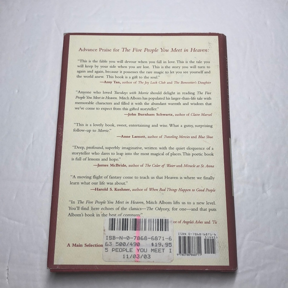 Mitch Albom The Five People You Meet in Heaven - Picture 2 of 2